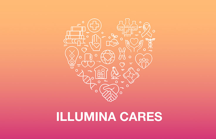 Illumina Cares标志