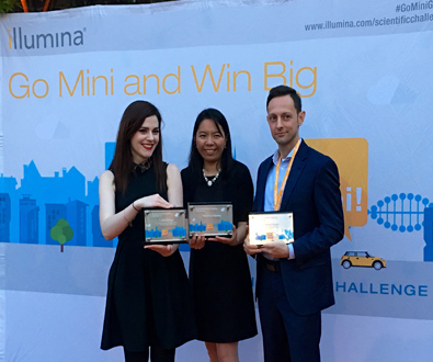 Illumina宣布了Go Mini科学挑战的获奖者