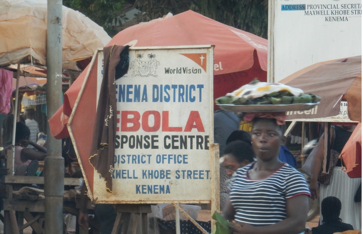 在对抗埃博拉的战争中武装前哨