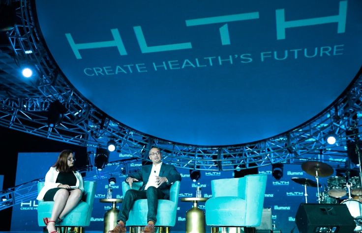 CEO弗朗西斯·德松萨说在2019 HLTH